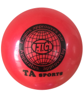 мяч для художественной гимнастики rgb-101, 15 см, красный
