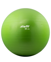 мяч гимнастический gb-101 65 см, антивзрыв, зеленый