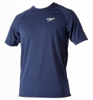 футболка speedo signature unisex technical t-shirt (102) т.синяя