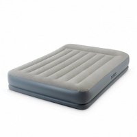 кровать-матрас intex queen mid-rise airbed with fiber-tech bip 152х203х30 см 64118
