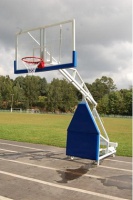 стойка баскетбольная hercules 6008 мобильная, вынос щита 1,6м