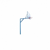стойка баскетбольная стационарная г - образная, уличная, вынос 1,75 м. м182
