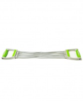 эспандер плечевой es-102, 5 струн, резиновый, зеленый