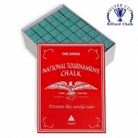 мел silver cup national tournament chalk green 144шт.