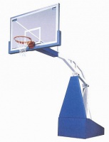 стойка баскетбольная мобильная складная игровая, вынос 2,25 м м172 с противовесами