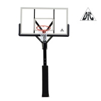 баскетбольная стационарная стойка dfc ing72g 180x105см стекло 10мм