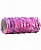 ролик массажный star fit fa-503 14x33см, фиолетовый камуфляж