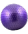 мяч гимнастический массажный gb-301 55 см, антивзрыв, фиолетовый
