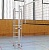 вышка судейская волейбольная стационарная алюминиевая (крепится к стойке) haspo 924-5301